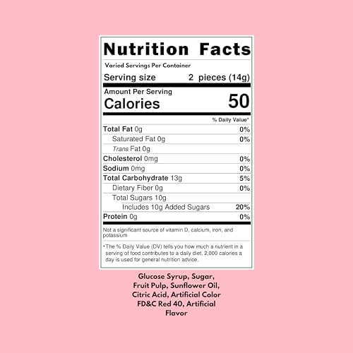 Strawberry Hard Candy Filled With Real Fruit Pulp - 1 lbs - Strawberry Flavored Bon Bons Filled with Real Strawberry Pulp - American Vintage Candy Snack Assortment - Individually Wrapped, 16 oz. - Thumbnail 6