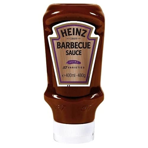 HEINZ - Sauce Barbecue 480G Top Down - Lot De 4