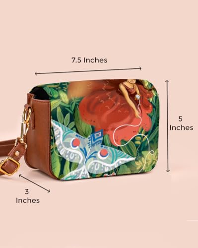 Image of Kalankit Rakhi Gift Hamper For Sister | Rakhi Gift For Girls, Sling Bag For Women, Travel Crossbody Bags, Stylish Cross Sling Bags for Woman | Rakhi Gifts For Sister, Gifts for Rakshabandhan