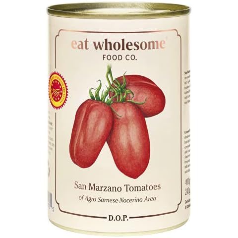 Eat Wholesome San Marzano Tomatoes D.O.P., 400 g (Pack of 12) Cover