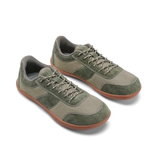 Image of Barefoot Shoes for Men, Spacious Toe Box Zero Drop Minimalist Walking Sneakers, Breathable Lightweight Non-Slip Casual Shoes