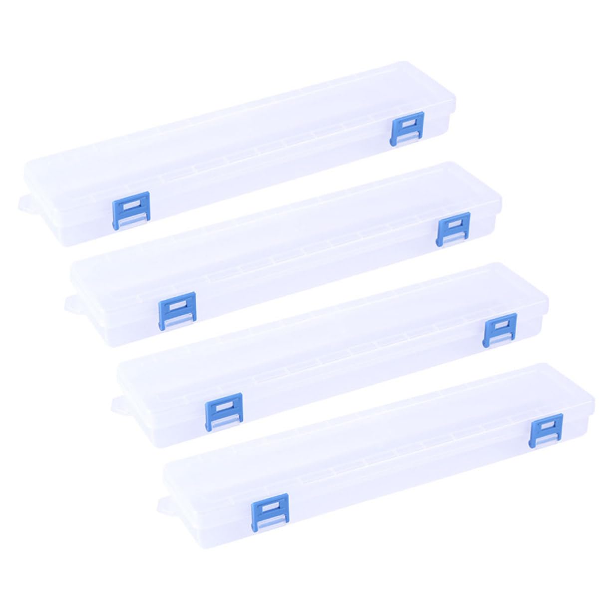 jojofuny 5 Set Astuccio Per Pennelli Trasparente Pittura Custodia Per Pennelli Contenitore Di Stoccaggio Chiaro Organizer Per Pennelli Potere Piccolo Plastica 4 Pezzi*5