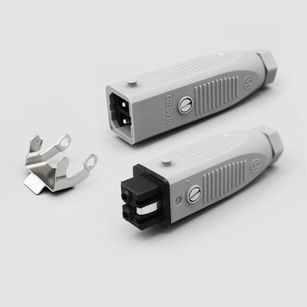 Blokada gniazda wtykowego elektrozaworu do wtyczki STAS200 Gniazdo STAK200 Blokada STASI - Złącze sterowania elektrohydraulicznego(5pcs STAK200-Female Socket)