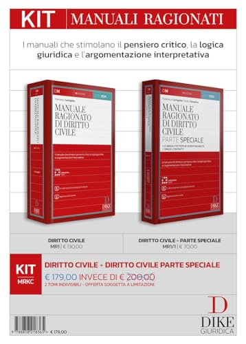Kit. Manuali ragionati: Diritto civile-Diritto civile parte speciale. Con aggiornamento online. Con interactive book. Con video tutorial e consigli per lo studio