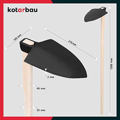 Unkrauthacke Kotarbau Gartenhacke 210 mm aus geschmiedetem Stahl