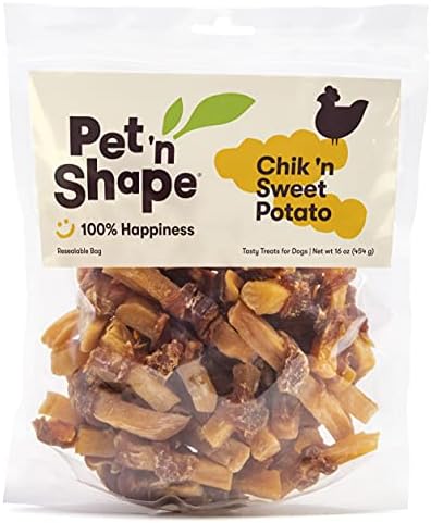 Pet 'n Shape Sweet Potato Chews Jerky Dog Treats - 1 Pound Chicken 16 Fl Oz (Pack of 1) image 9 of 9 B002CTFAU2