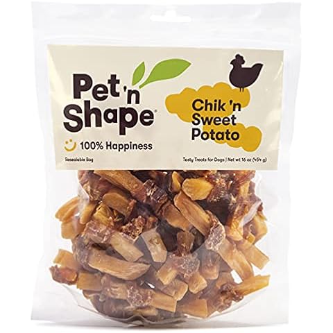Pet 'n Shape Sweet Potato Chews Jerky Dog Treats - 1 Pound Cover