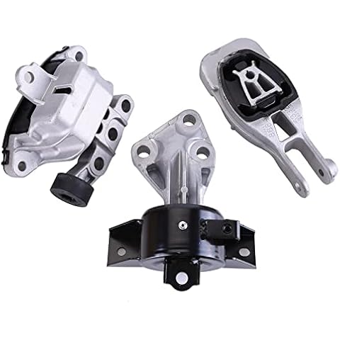 Motomint Engine Motor and Transmission Mount Kit Compatible for 2013-2016 Chevrolet Sonic OE# A5595 A5596 A5597 Front Right Engine Motor Mount Lower Transmission Upper Mount Cover