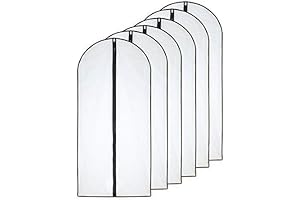 6-Piece Garment Bags: Protect and Store Your Clothing with Unmatched Convenience