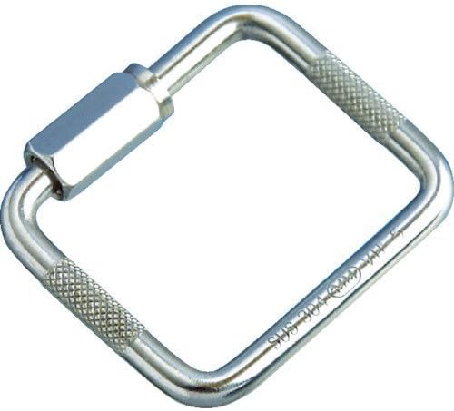 TRUSCO TSRC-3 Square Ring Catch, Stainless Steel, 0.1 inch (3 mm)