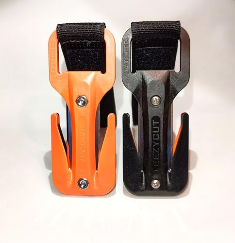 EEZYCUT Trilobite Knife, AGENT ORANGE/ORANGE/BLACK/BLACK/WRIST