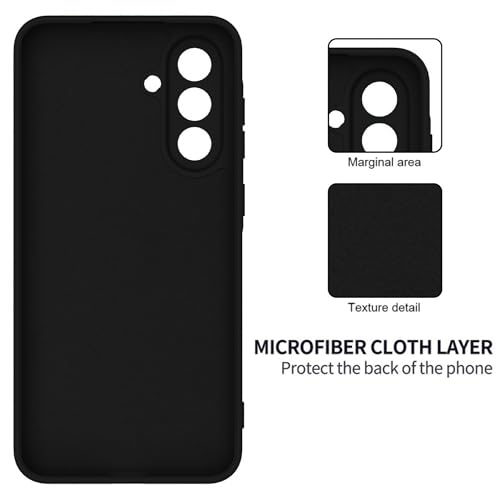 Image of FIRST MART Matte Silicone Back Cover for Samsung Galaxy S26 - Black