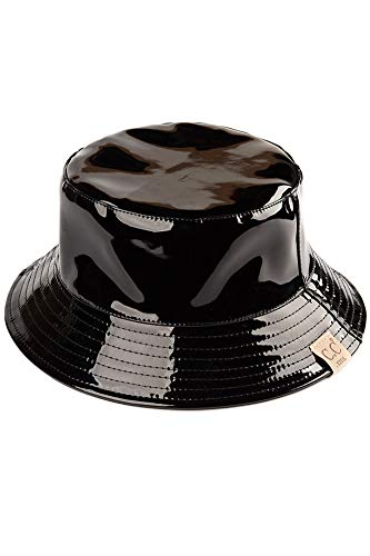 JINS CLOSET Children Kids Girl 2-9 Years Waterproof Shiny Rain Bucket Cap Hat