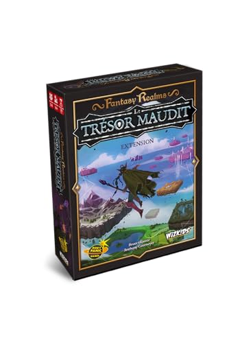 Don't Panic Games | Fantasy Realms : Le Trésor maudit (Extension) | Extension Jeu de société | À partir de 14 Ans | 2-6 Joueurs | 20 Minutes