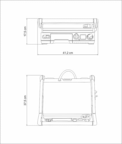 Smart Grill 127V, Tramontina, 69035011, Prata