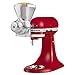 KitchenAid KGM All Metal Grain Mill Attachment & Fresh Prep Slicer/Shredder Attachment, White