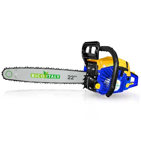 Image of DVI 5800 Heavy Duty Chain Saw with 58 CC, 2 Stroke Petrol Engine Power & 22 inchinch Blade /Bar Cordless Chain Saw Cuttingsaw For Farm, Garden & Professional Use (DVI RI 58CC CHAINSAW)
