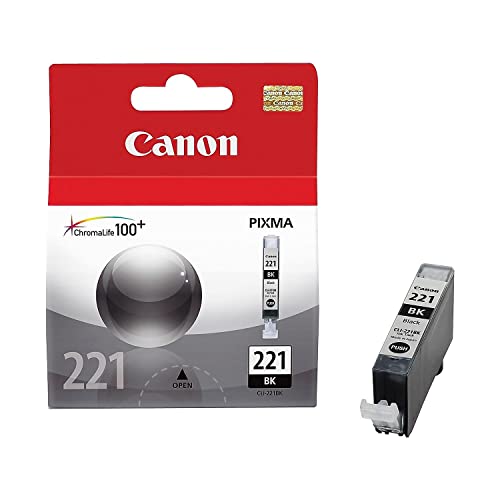 Canon Cli 221 (2946B001) Standard Ink Cartridge (Black) in Retail Packaging