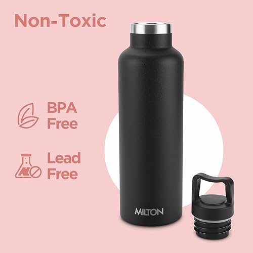 Image of Milton 24 oz Insulated Water Bottle,Leakproof Stainless Steel Flask, Haruki