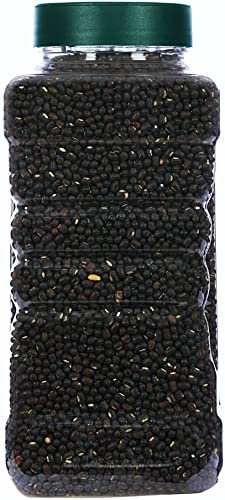 Rani Organic Urid/Urad Whole Black (Matpe Beans With Skin) Indian Lentils 32Oz (2Lbs) 908G Pet Jar ~ All Natural | Vegan | Gluten Friendly | Non-Gmo | Indian Origin | Usda Certified Organic #TOP4