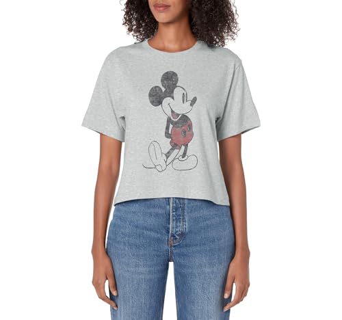 Disney Mickey & Friends Mickey Mouse Vintage Portrait Women's Crop Top