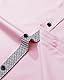 J.VER Herren Hemd Regular Fit Langarm Herrenhemden Freizeithemd Regular Businesshemd Elastiscer Musterhemd,Rosa,XL