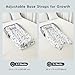 Ehcryonix Portable Baby Lounger, Soft Baby Nest Cover Breathable Cotton Fabric, Adjustable Infant Lounger for Baby, Adjustable Size and Strong Zipper, Extended Space for Newborn 0-24 Months, Leaf