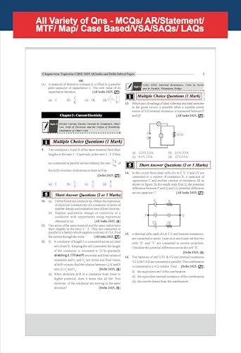 Image of 30 New Syllabus Chapter-wise, Topic-wise & Skill-wise CBSE Class 12 Physics Previous Year Solved Papers (2013 - 2025) & Sample Papers (2022 - 2025) 3rd Edition | PYQs for 2026 Exam