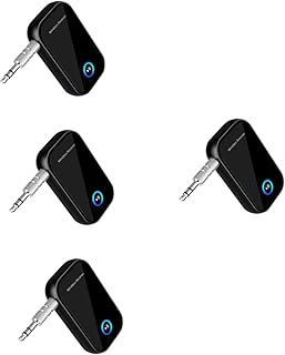 UKCOCO 4 Pcs Adaptador USB Adaptador Transmissor Para Carro Adaptador Sem Fio Receptor De Áudio 50 Transmissor Sem Fio Aux Receptor De Áudio Adaptador De Áudio Sem Fio Dispositivo De