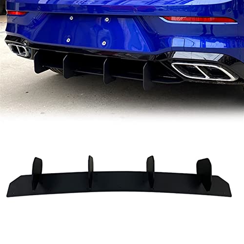 Diffuseur arrière pour VW Golf 8 MK8 2020+ noir avec spoiler lèvre