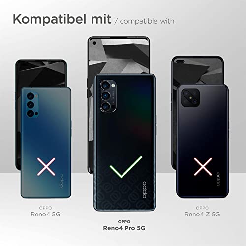 Étui fin Oppo Reno4 Pro 5G discret en microfibre noir idéal pour vos déplacements