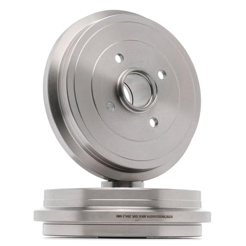 RIDEX Tamburo freno Posteriore 123B0339 Tamburi Dei Freni 2x Ø203mm