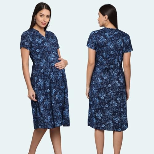Image of Morph Maternity | Maternity Dresses for Women | Fits During Pregnancy & Post Pregnancy | Back Tie to Adjust