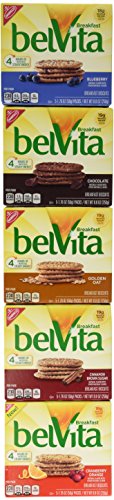 Belvita Breakfast Variety Pack, 5 Different 8.8 Ounce Boxes