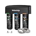 Waterdrop WD-TSA-UF 0.01 ?m Ultra Filtration Under Sink Water Filter, Under Sink Water Filtration System-9-Stage Filtration, Reduces Chlorine, Taste and Odor, Fluoride, Advanced USA Tech