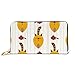 Produktbild JHGFG Mode Handtasche Reißverschluss Brieftasche Muster Cartoon Lustige Katzen Telefon Kupplung Geldbörse Abendkupplung Blockieren Leder Brieftasche Multi Card Organizer