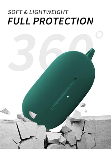 Silicone Protective Case for Beats Powerbeats Pro 2 Earbuds - Shockproof Charging Case Storage Bag, Includes Keychain & Cleaner Kit & Lanyard- Stylish & Protective,Green Silicone Protective Case for Beats Powerbeats Pro 2 Earbuds - Shockproof Charging Case Storage Bag, Includes Keychain & Cleaner Kit & Lanyard- Stylish & Protective,Green