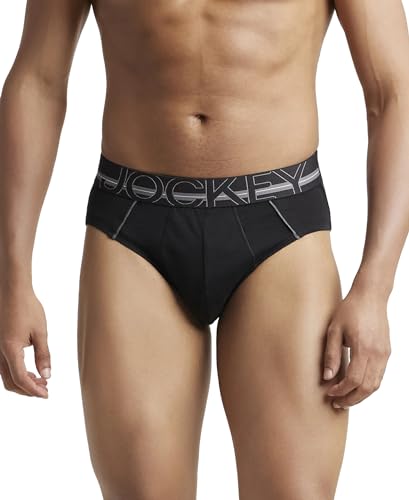 Image of Jockey US14 Men Super Combed Cotton Solid Brief with Ultrasoft Waistband (Colors & Prints May Vary)
