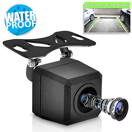 Universal Mount Front Rear Camera - Marine Grade Waterproof Built-in Distance Scale Lines