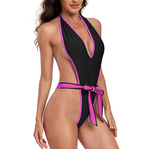 SHERRYLO Deep Monokini One Piece Swimsuit for Women Plunging Womens Bathing Suit Exotic Swimsuits Sexy Trikini Bathing Suits - Image 5