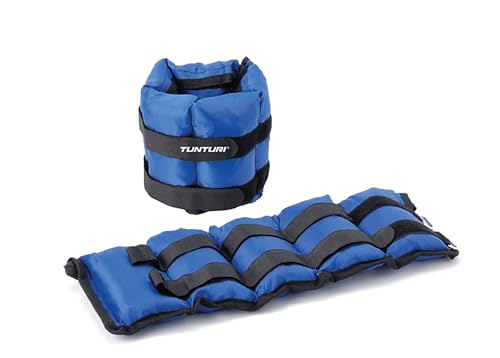 Tunturi Variabel Enkelgewichten en Polsgewichten - 2x 2,25 kg - Blauw
