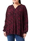 Langarm, Manschetten ONLY CARMAKOMA Carashild Life Ls V-Neck Top AOP