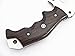 Poshland TR-2149- CUSTOM HANDMADE D2 TRACKER KNIFE- BLACK MICARTA HANDLE