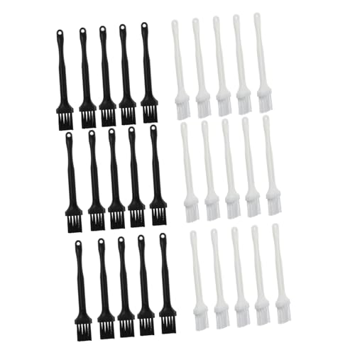 Gogogmee 30pcs Men's Beard Scrubber Detangler Shaving Brush Set Soft Nylon Bristles Gentle for Barbers