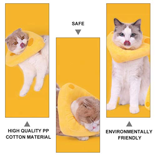 ULTECHNOVO Cone Ajustável Gato Gato Gato Colar Do Gato Colarinho Recuperação Após A Cirurgia E Colei