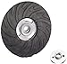 United Abrasives 9 INCH BACKING PAD MED. 5/8-11 THR (QTY: 1), Multi, One Size, 95021