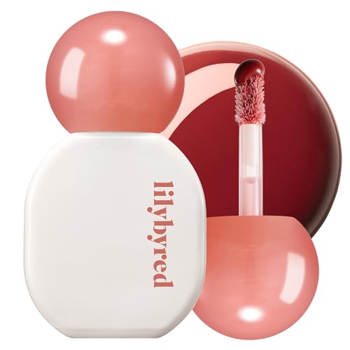 lilybyred Sugar Wrapping Tint Gloss, 0.21 oz. | Korean Glassy Lip Stain, Smooth Glaze Finish, Lightweight &amp; Non-Sticky, No-Darkening Color Stay, Ceramide-Infused Lip Care (02 Fig Caramel)