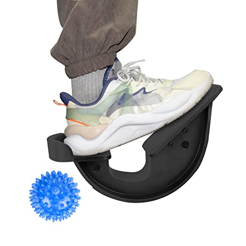 BOOSTEADY Balancín de Pie Estirador de Pantorrilla para Alivio del Dolor de Tobillo, Pie, Pantorrilla y Talón, Negro