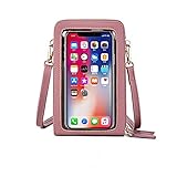 HBQZHS 多機能スマホケーススマホポーチショルダー付携帯入れ斜め掛けポシェット搭載小物入れレディース（6.5インチ以下のスマホ適用）