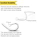 VSuRing Ear Hooks Eartips Kit 360° Rotatable Adjustable Soft Silicone Anti-Slip Sports Clamp Universal Bluetooth Headset Clips Earbuds Replacement for Newbee/Plantronics/TOORUN Black